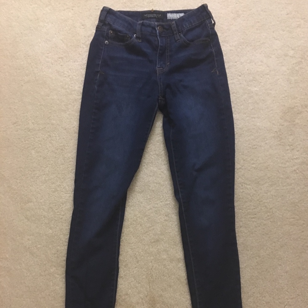 Aeropostale dark wash jeggings *size 00*